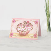 Cupcake Bedankt Card (Voorkant)