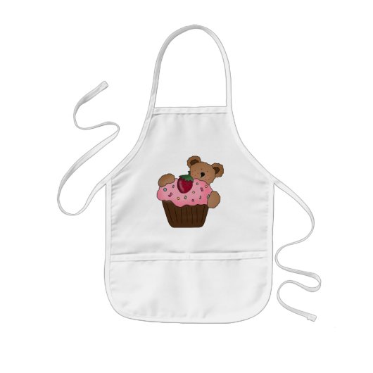 Cupcake Beer apron Kinder Schort (Voorkant)