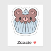 Cupcake Beer Lieve Kawaii Dessert Sticker (Vel)