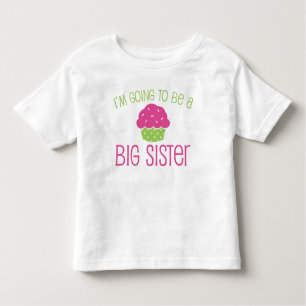 Cupcake Big Sister om te worden Kinder Shirts