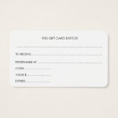 Cupcake Bird Gift Kaart, Certificaat, D12-052115 Visitekaartje (Achterkant)