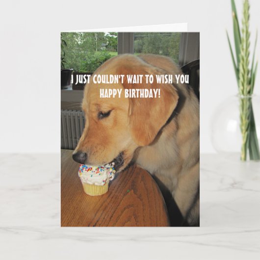 Cupcake Birthday Bedankkaart (Voorkant)