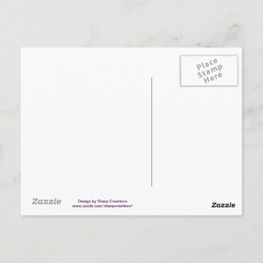 Cupcake Birthday Briefkaart (Achterkant)