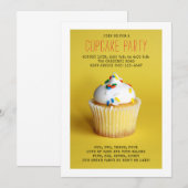 Cupcake Birthday Kaart (Voorkant / Achterkant)