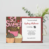 Cupcake Birthday Kaart (Staand voorkant)