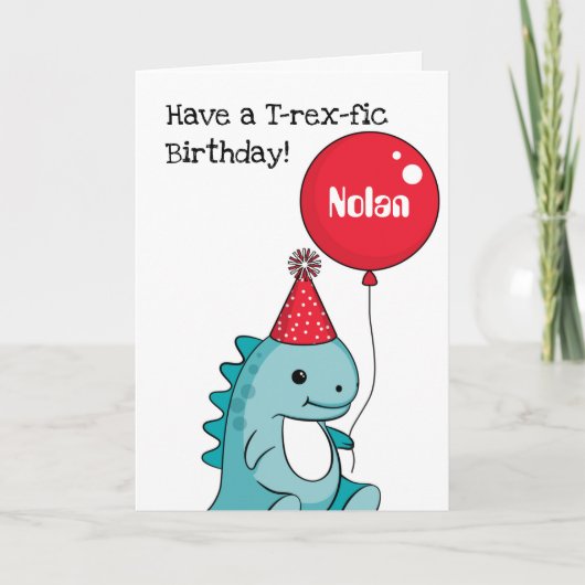 Cupcake Birthday Kaart met gepersonaliseerde naam (Voorkant)