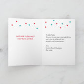 Cupcake Birthday Kaart met gepersonaliseerde naam (Binnen)