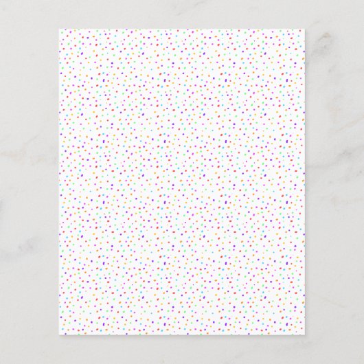 Cupcake Birthday Party Budget (Achterkant)