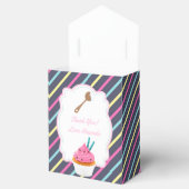 Cupcake Birthday Party Guest Favor Bedankdoosjes (Geopend)