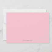 Cupcake Birthday Party Invitation Kaart (Achterkant)