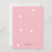 Cupcake Birthday Party Invitation Kaart (Achterkant)