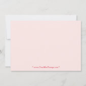 Cupcake Birthday Party Invitation Kaart (Achterkant)