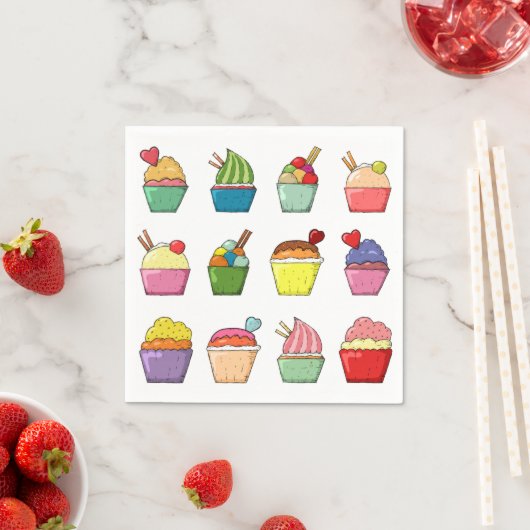 Cupcake Birthday Servet (Insitu)