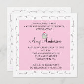 Cupcake Birthday Sleepover! Kaart (Voorkant / Achterkant)