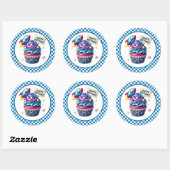 Cupcake Birthday Stickers (Vel)