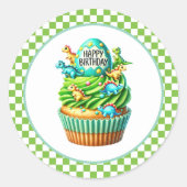 Cupcake Birthday Stickers (Voorkant)