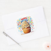 Cupcake Birthday Stickers (Envelop)