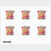 Cupcake Birthday Stickers (Vel)