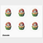 Cupcake Birthday Stickers (Vel)