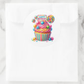 Cupcake Birthday Stickers (Tas)