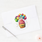 Cupcake Birthday Stickers (Envelop)