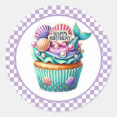 Cupcake Birthday Stickers (Voorkant)