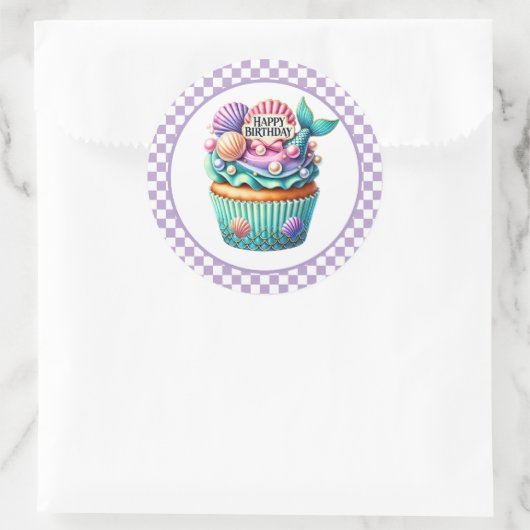 Cupcake Birthday Stickers (Tas)