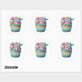 Cupcake Birthday Stickers (Vel)
