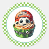 Cupcake Birthday Stickers (Voorkant)