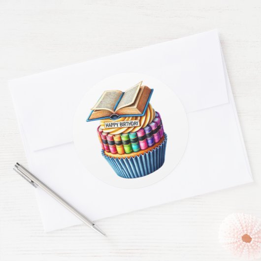 Cupcake Birthday Stickers (Envelop)
