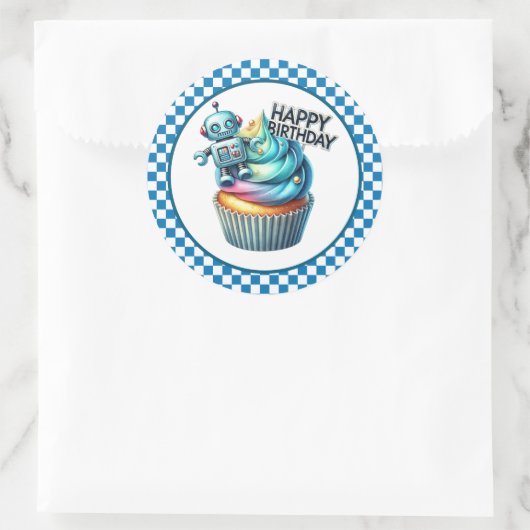 Cupcake Birthday Stickers (Tas)