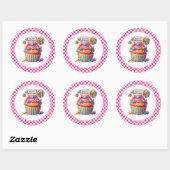 Cupcake Birthday Stickers (Vel)