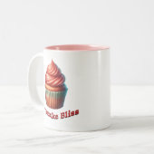 Cupcake Bliss Tweekleurige Koffiemok (Voorkant links)
