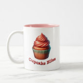 Cupcake Bliss Tweekleurige Koffiemok (Links)
