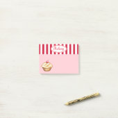 Cupcake Boodschappen Keuken Post It Notes Cadeau (Op bureau)
