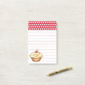 Cupcake Boodschappenlijst Post It Notities Post-it® Notes (Op bureau)