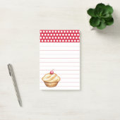 Cupcake boodschappenlijstje Post it notes (Kantoor)