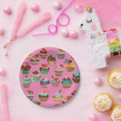 Cupcake-Borden Papieren Bordje (Feest)
