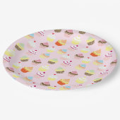 Cupcake-Borden voor partijpapier Papieren Bordje (Gekanteld)