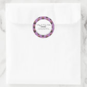 Cupcake Boter Bad Merkverpakking Ronde Sticker (Tas)