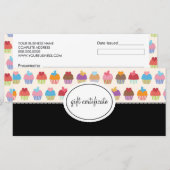Cupcake Boutique Style Cadeaubonnen (Voorkant / Achterkant)
