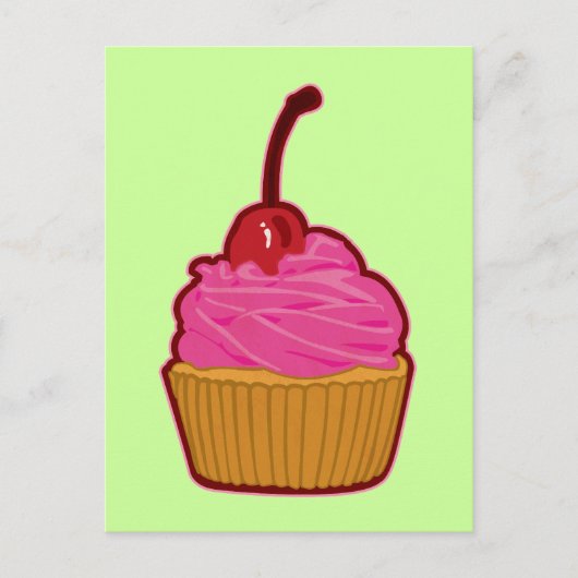 Cupcake Briefkaart (Voorkant)