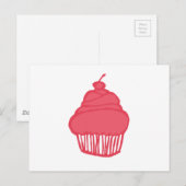 Cupcake Briefkaart (Voorkant / Achterkant)