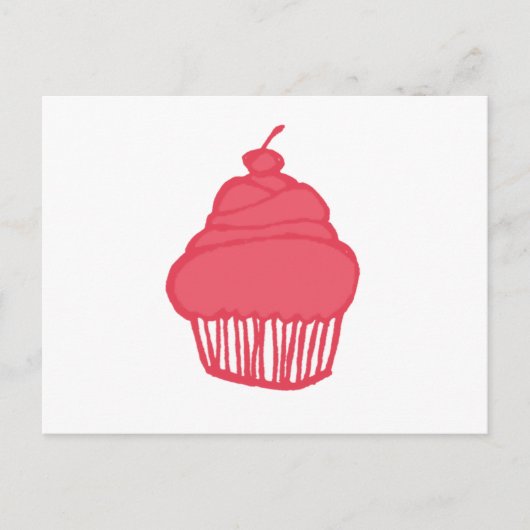 Cupcake Briefkaart (Voorkant)