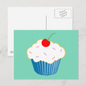 Cupcake Briefkaart (Voorkant / Achterkant)