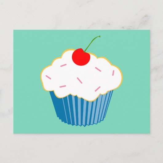Cupcake Briefkaart (Voorkant)