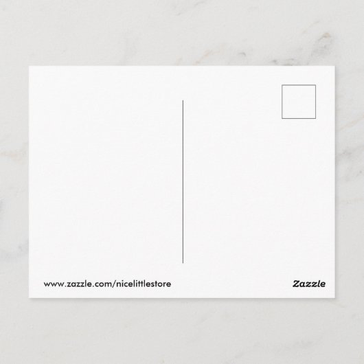 Cupcake Briefkaart (Achterkant)