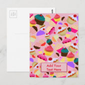 Cupcake Briefkaart (Voorkant / Achterkant)