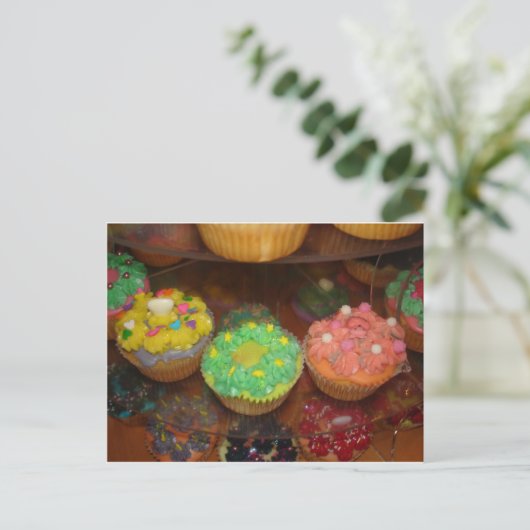 Cupcake Briefkaart (Staand voorkant)
