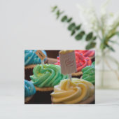Cupcake-Briefkaart Briefkaart (Staand voorkant)